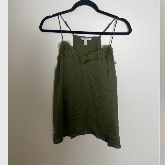 Lace Trim Classy Classic Hipster Hippie Artsy Boho Bohemian Chic Girly Cami Top - Picture 5 of 5